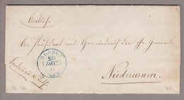 CH Heimat GL Glarus 1855-12-20 Amtlich-Brief Nach Niederurnen - Storia Postale