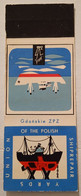 POLAND,POLOGNE,POLISH,GDANSK FACTORY,OLD UNFOLDED MATCHBOX SKILLET - Boites D'allumettes