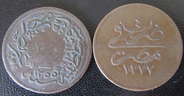 Empire Ottoman - 2 Monnaies 20 Para 1859 Et 1863 - Turquia
