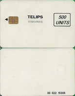 Pakistan - Telips - Plain White, Cn. 00 022xxxxx, 500U, Used - Pakistán