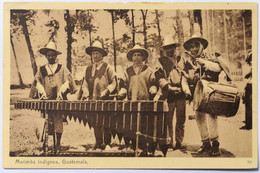 C. P. A. : GUATEMALA :  Marimba Indigena En 1928 - Guatemala