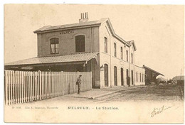 MELREUX - La Station. N° 1126 Edit. L. Duparque, Florenville. - Hotton