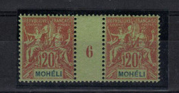 Mohéli -  Millésimes (1906 N°6 Neuf - Neufs