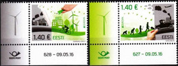 Estonia 2016 Europa CEPT, Think Green, Ecology MNH** - 2016