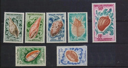 Wallis Futuna 1962 Sea Shells Complete MNH Set Cat EUR 37 - Ongebruikt