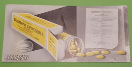 Buvard 1334 - Laboratoire Sinbio - HORMONE LIPOCAZIQUE "L7" - Etat D'usage : Voir Photos - 21 X 10 Cm Environ- Vers 1960 - Produits Pharmaceutiques