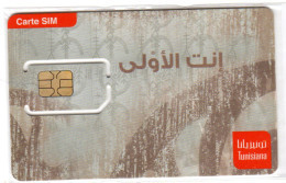 TUNISIE CARTE GSM TUNISIANA Verso Numeroté - Tunesien