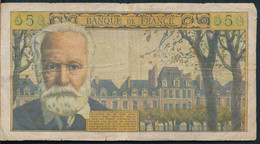 °°° FRANCE - 5 NEW FRANCS 1960 °°° - 5 NF 1959-1965 ''Victor Hugo''