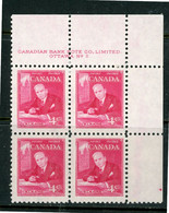 Canada MNH 1951 PB "Prime Ministers" - Ongebruikt