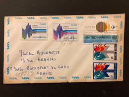 LETTRE EP 13c Pour La FRANCE + TP UNDRO EN CES DE CATASTROPHE FS 1,50 + FS 0,80 + UNDRO 15c + 20c OBL.MEC. APR 20 1979 - Storia Postale