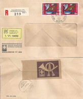 R Brief  "Wertzeichenverkaufsstelle Bern"  (Etikette: Zustellen Am ...)         1959 - Brieven En Documenten