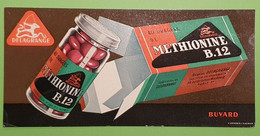Buvard 1352 - Laboratoire Delagrange - METHIONINE B.12 - Etat D'usage : Voir Photos - 21 X 10 Cm Environ- Vers 1960 - Produits Pharmaceutiques