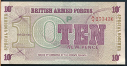 °°° UK - BRITISH ARMED FORCES - 10 NEW PENCE °°° - Fuerzas Armadas Británicas & Recibos Especiales