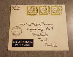 CANADA AIRMAIL PAR AVION COVER CIRCULED SEND TO AUSTRIA - Storia Postale