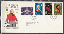 FDC Van First Day Of Issue Guernsey Bailiwick - 1952-1971 Pre-Decimal Issues