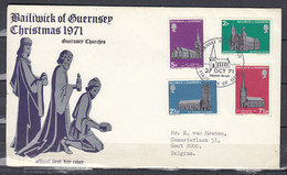 FDC Van First Day Of Issue Guernsey Post Office - 1952-1971 Em. Prédécimales