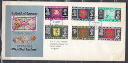 FDC Van First Day Of Issue Guernsey Post Office - 1952-1971 Dezimalausgaben (Vorläufer)