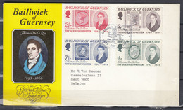 FDC Van First Day Of Issue Guernsey Post Office - 1952-1971 Pre-Decimale Uitgaves