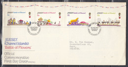 FDC Van First Day Of Issue Jersey Channel Islands - 1952-1971 Pre-Decimal Issues