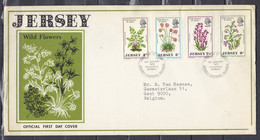 FDC Van First Day Of Issue Jersey Channel Islands - 1952-1971 Pre-Decimal Issues