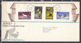 FDC Van First Day Of Issue Jersey Channel Islands - 1952-1971 Pre-Decimal Issues