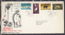 FDC Van First Day Of Issue Jersey Channel Islands - 1952-1971 Em. Prédécimales