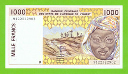 BENIN W.A.S. 1000 FRANCS 1991 P-211Ba  UNC - Bénin