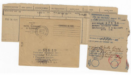 MONTPELLIER CHEQUES POSTAUX Lettre Entête Postes Chèques Postaux Ob Meca SECAP 26 3 1948 MON693 Franchise Doc CCP - Mechanical Postmarks (Other)
