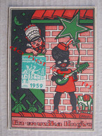 ESPERANTO / En Muziko Lingvo - Barcellona 1959 Christmas Esperanto Poster Stamp Label ( 1958 ) - Esperanto