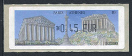 LISA 1 De 2004 " *0,45 EUR - 58e SALON PHILATELIQUE D'AUTOMNE - PARIS - ATHENES " - 1999-2009 Illustrated Franking Labels