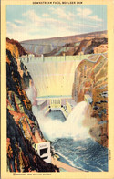Nevada/Arizona Boulder Dam Downstream Face Curteich - Other