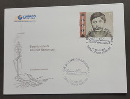 P) 2007 ARGENTINA, BEATIFICATION CEFERINO NAMUNCURA FDC, CHRISTIANITY, RELIGION, XF - Otros & Sin Clasificación