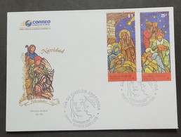 P) 2007 ARGENTINA, CHRISTMAS FDC, CRIB AND THREE KING STAMPS, COMPLETE SERIES, XF - Sonstige & Ohne Zuordnung