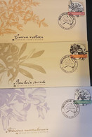 P) 1985 AUSTRALIA, FLORA OF COOK'S VOYAGE, POSTAL STATIONERY, SET OF 3 COVERS, MNH - Altri & Non Classificati