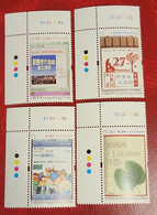 P) 2011 HONG KONG, VOLUNTEERISM, MARGIN CORNER SHEET, COLOR GUIDE, COMPLETE SERIES, MNH - Autres & Non Classés