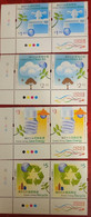 P) 2011 HONG KONG, TWO COMPLETE SERIES, GREEN LIVING, MARGIN CORNER SHEET, COLOR GUIDE, MNH - Other & Unclassified