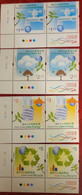 P) 2011 HONG KONG, TWO COMPLETE SERIES, GREEN LIVING, MARGIN CORNER SHEET, COLOR GUIDE, MNH - Andere & Zonder Classificatie