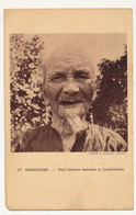 CPA - INDOCHINE - Vieil Homme Habitant La Cochinchine - Viêt-Nam