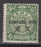 IMPERIAL CHINA 1904 - Postage Due MNH** OG XF - Ongebruikt