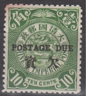IMPERIAL CHINA 1904 - Postage Due MNH** OG - Neufs