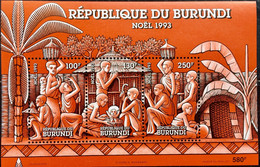 BURUNDI 1993,NOEL,CHRISTMAS,BANANA TREE,MOTHER & CHILD,CEREMONY,HUT - Nuevos