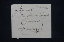 BELGIQUE - Marque Postale De Lokeren Sur Lettre - L 112917 - 1815-1830 (Hollandse Tijd)