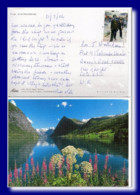 2006 Norwegen Norway Norvege Postcard Jolster Kjosnesfjorden Posted To England Carte Ak - Lettres & Documents