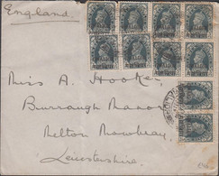 1950. GWALIOR. George VI 10 Ex 3 PS On Cover To England. Interesting And Unusual.  - JF427562 - Chamba