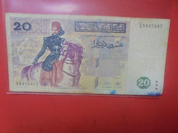 TUNISIE 20 DINARS 1992 CIRCULER - Tunisie