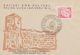 Poland Postmark D68.09.21 KalA11kop: KALISZ Astronomy Symposium (analogous) - Ganzsachen