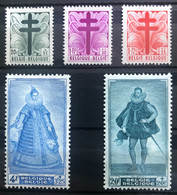 België, 1948, Nr 787-91, Postfris **, OBP 56€ - Nuevos
