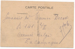 CARTE PMB MILITAIRE B141 ARMÉE BELGE EN CAMPAGNE WWI BELGIQUE - Armée Belge