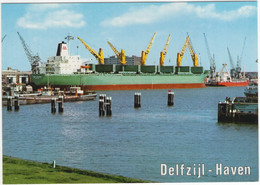 Delfzijl - Haven - (Groningen, Nederland / Holland) - Bulk Carrier MS 'EMMA JOHANNA' (D.), Havenkraan - Nr. L 6007 - Delfzijl