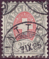 Heimat GL LINTHAL 1885-09-07 Post-Stempel Auf 25 Ct.Telegraphen-Marke Zu#15 - Telegrafo